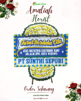 Papan Bunga Duka di Semper Timur